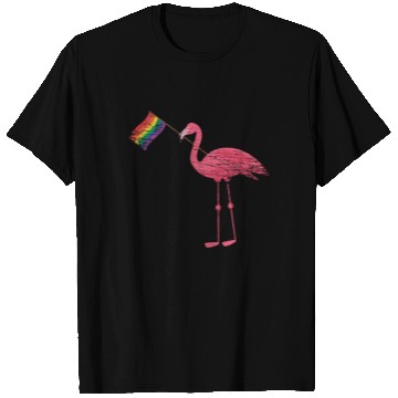 Discover Flamingo Rainbow T Shirts