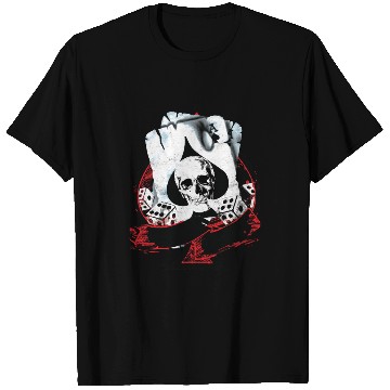 Discover Scorched Ace Of Spades Poker Dice Skull T Shirts