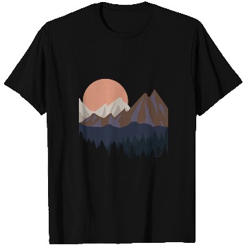 Discover Mountains T Shirts, Hiking, Camping Gift