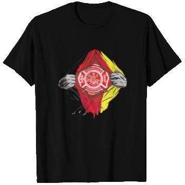 Discover German Volunteer Fire Brigade Firefighter T Shirts