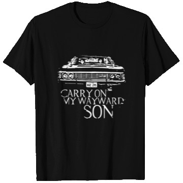 Discover Carry on my wayward son Supernatural T Shirts