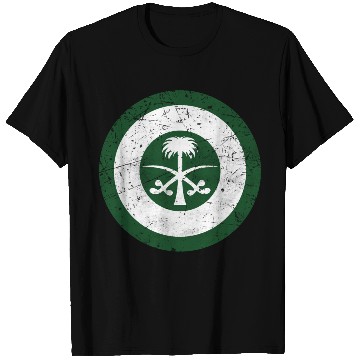 Discover Saudi Arabia Air Force Flag Roundel T Shirts