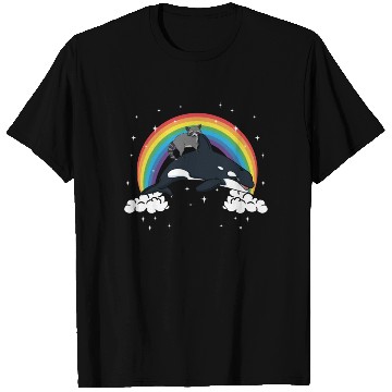 Discover Raccoon Trash Panda Funny Orca Killer Whale Gift T Shirts