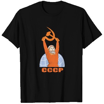 Discover Soviet Propaganda Poster USSR Communism Yuri Ga T-Shirts