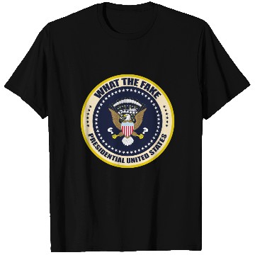 Discover fake presidential seal T Shirts