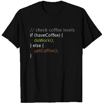 Discover Computer Science Nerd Geek Programmer Coffee Work T Shirts