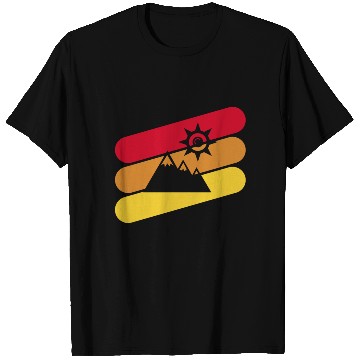 Discover Mountains Mountain Mountaineering T Shirts