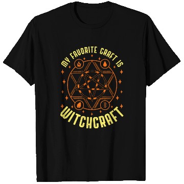 Discover Pentagram Witchcraft Black Magic Halloween Witch T-Shirts