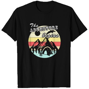Discover Camping Retro Vintage Adventure Camping Gift T Shirts