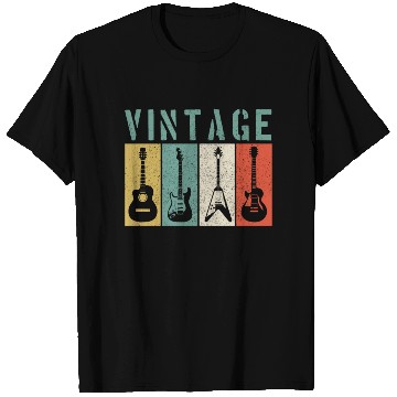 Discover Guitar Player Vintage Gift T Shirts