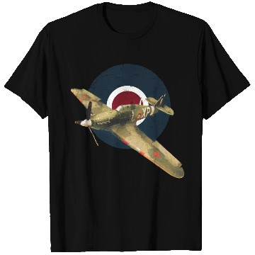 Discover Hawker Hurricane RAF WW2 Fighter Plane T Shirts