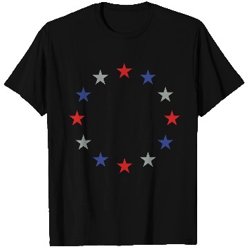 Discover STAR STARS AMERICAN CIRCLE Vector T Shirts