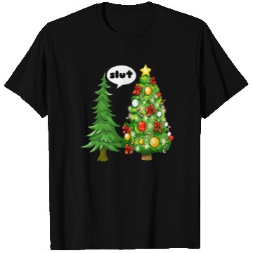 Discover Funny Christmas Tree Slut T Shirts