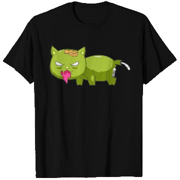 Discover Zombie cat blood Halloween T Shirts