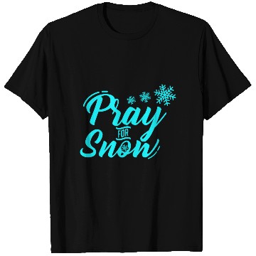 Discover Pray for Snow Snow White Christmas Praying T Shirts