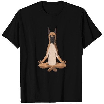 Discover Yoga Great Dane Dog T Shirts