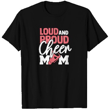 Discover Cheer Mom Gift Loud and Proud Cheerleading Mom T Shirts