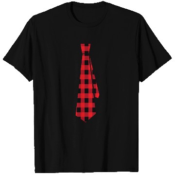 Discover Buffalo Plaid Check Tie T Shirts