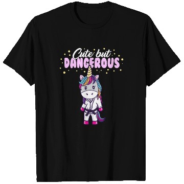 Discover Cute But Dangerous Unicorn Jiu Jitsu MMA T Shirts