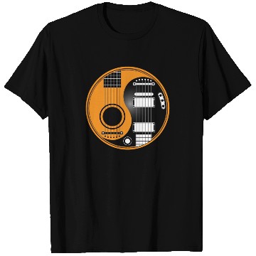 Discover Guitar Ying Yang T Shirts
