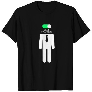 Discover Brain Self Control Turn Off Relax Work Mode On T Shirts