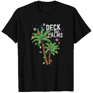 Discover Deck The Palms Tropical Hawaii Christmas Palm T Shirts
