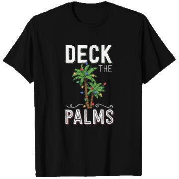 Discover Deck The Palms Tropical Hawaii Christmas Palm T Shirts