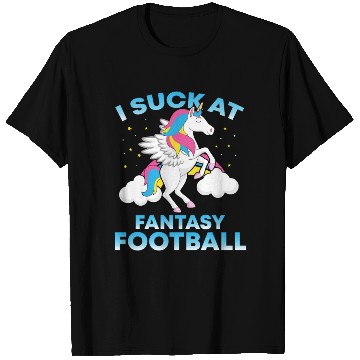 Discover I Suck At Fantasy Football Funny Football Lover T Shirts