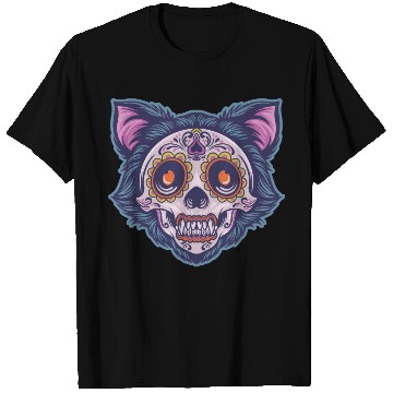 Discover Mexican skull cat T Shirts