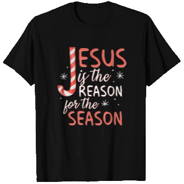 Discover Jesus Is The Reason For The Season Candy Cane Chr T Shirts