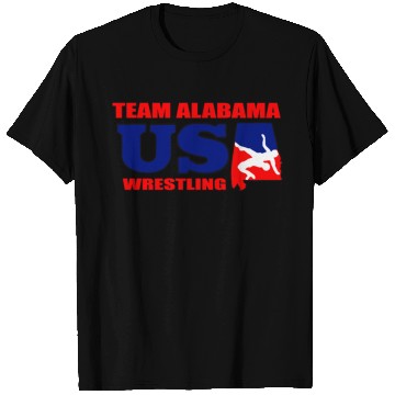 Discover team Albm usa wrestling med hr T Shirts