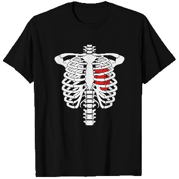 Discover Skeleton heart T Shirts