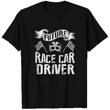 Discover Future Race Car Driver for kids T Shirts