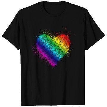 Discover Rainbow Heart Vintage <3 T Shirts