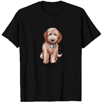 Discover Cute Goldendoodle Puppy Gift Golden Doodle Print T Shirts