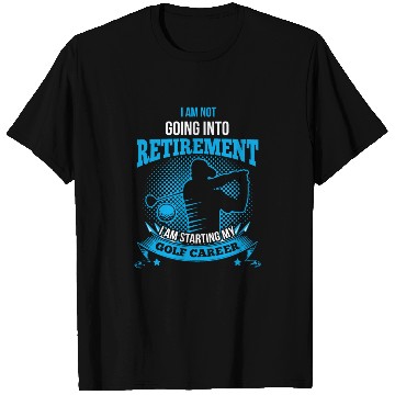 Discover Golfer retirement golf career T Shirts