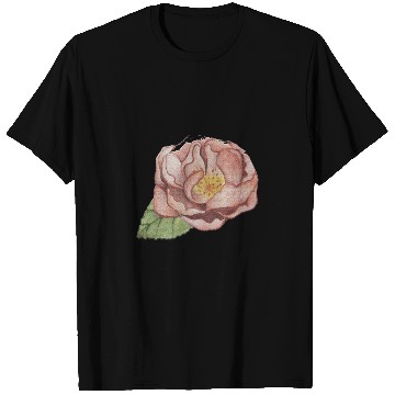 Discover Hand drawn peony flower isolated T-Shirts