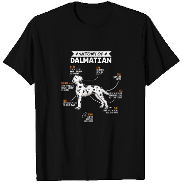 Discover Anatomy Of A Dalmatian Funny Dog Owner Gift T Shirts