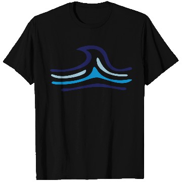 Discover Wave surfing sailing T Shirts
