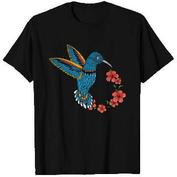 Discover Humming bird hibiscus T Shirts
