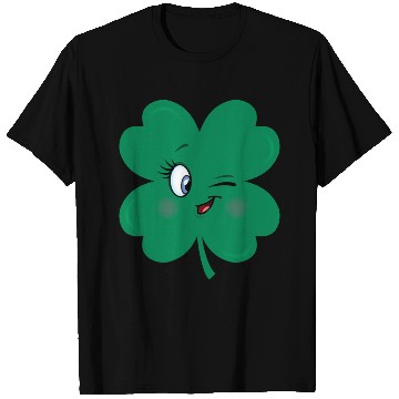 Discover shamrock wink face T Shirts