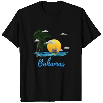 Discover Bahamas Vacation Sailing T Shirts