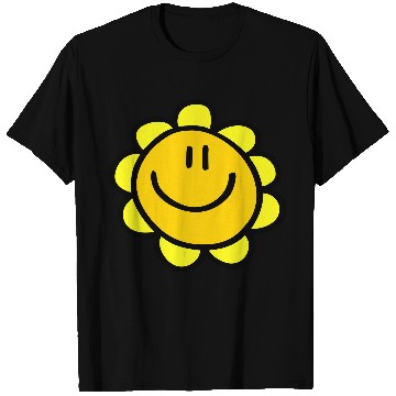 Discover happy smiling sun flower T Shirts