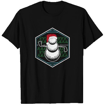 Discover Golf Snowman, snow golf, golf T Shirts