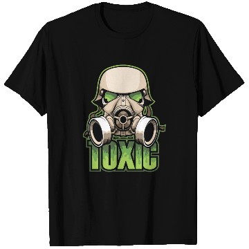 Discover Toxic, Gas Mask, Anti Virus, Bio Hazard, Survival T Shirts