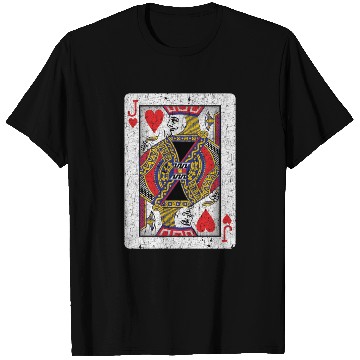 Discover jack of hearts playing card T Shirts