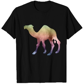 Discover camel and galaxy nature T Shirts