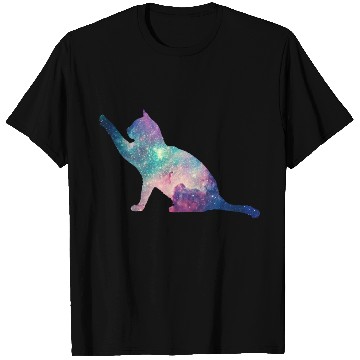 Discover galaxy cat for cats lovers T Shirts