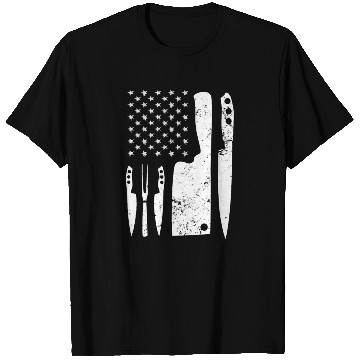 Discover Chef Knife - Patriotic Easter US Flag T Shirts
