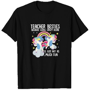 Discover Funny Teacher Besties Goin Crazy Preschool Teacher T Shirts
